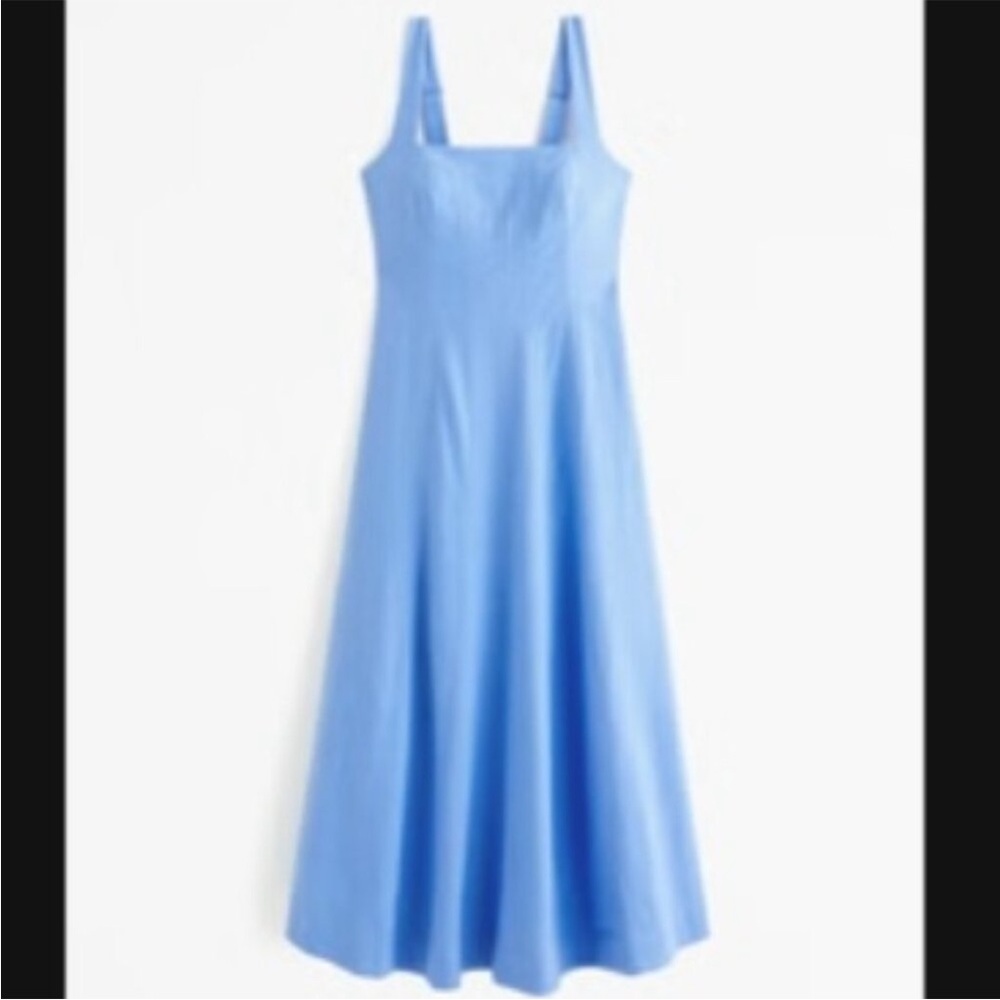 Abercrombie & Fitch Blue Midi Dress